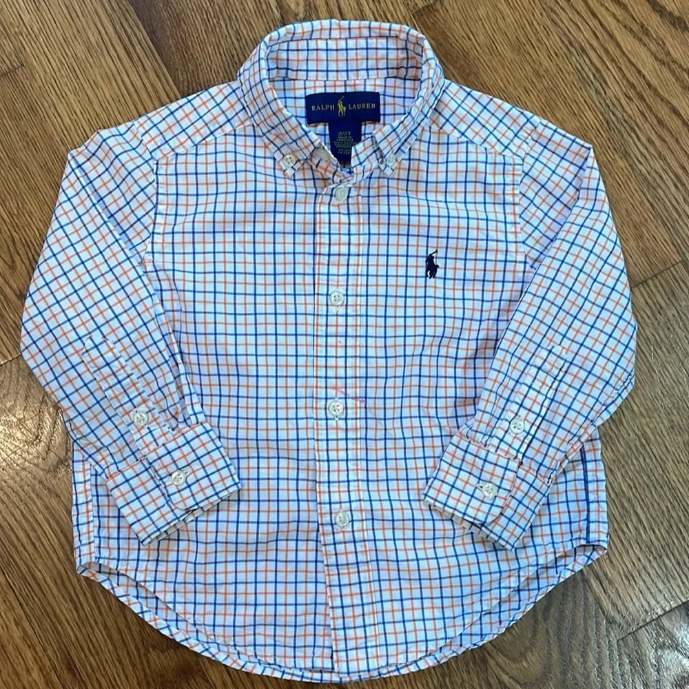 Boy’s Ralph Lauren Button Up/Button Down Shirt. Size 2/2T.